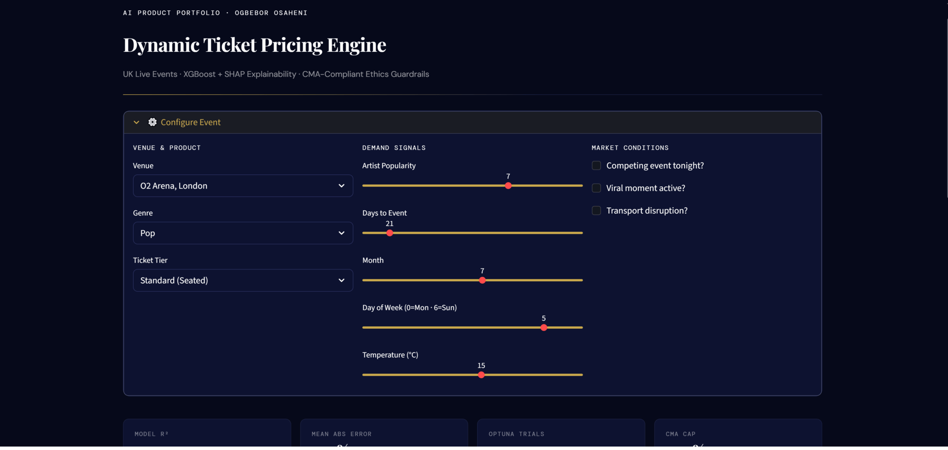 AI Dynamic Ticket Pricing